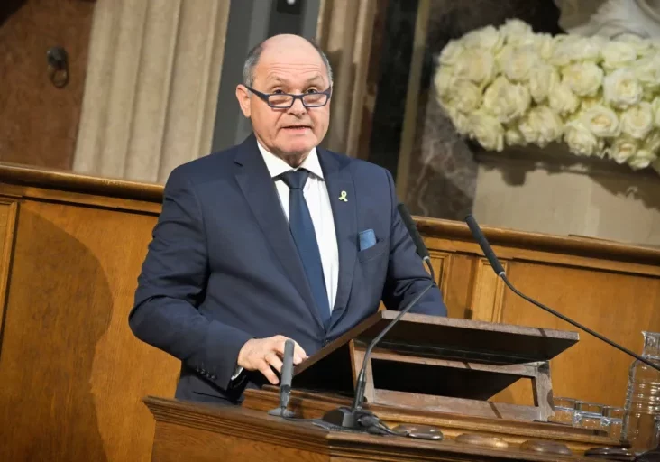 Widerspricht vehement dem Alt-Bundespräsident Heinz Fischer. Wolfgang Sobotka bezeichnet seine Aussagen über Israel als eine "Opfer-Täter-Umkehr". Foto: Parlamentsdirektion / Johannes Zinner