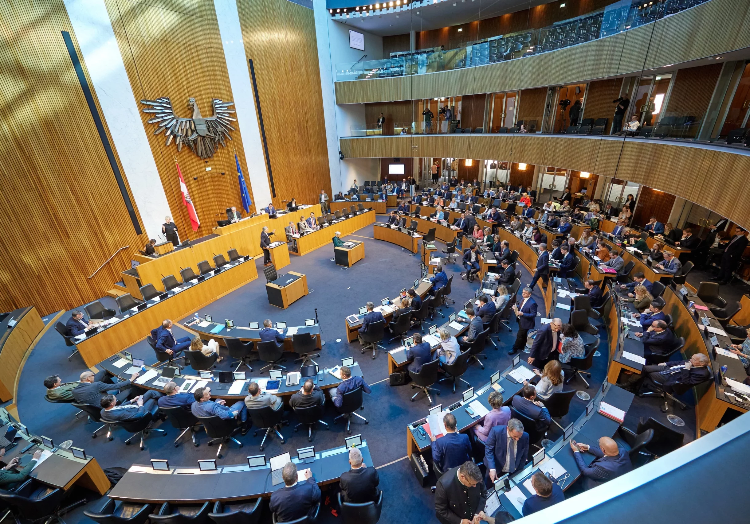 Die Budgetrede ist für 13. Mai angesetzt, ab 14. Mai debattiert der Nationalrat das Doppelbudget 2025/2026. Foto: Thomas Topf