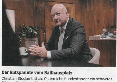 Bundeskanzler Christian Stocker im SPIEGEL-Porträt: Entspannt am Ballhausplatz