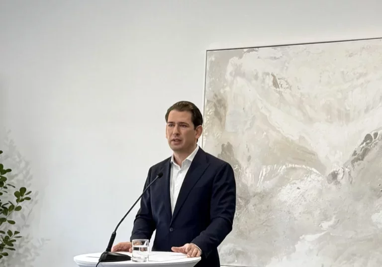 Eine kritische Bilanz zur politischen Kultur und zur Dauer von Verfahren zieht Sebastian Kurz am Tag nach seinem Freispruch. Foto: Büro SK