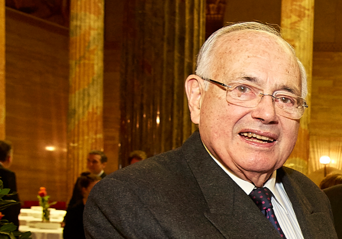 Der langjährige und profilierte ÖVP-Politiker Heinrich Neisser ist verstorben. Das Bild entstand 2016 anlässlich eines Festaktes im Parlament zu dessen 80. Geburtstag. Foto: Agentur Zolles / Mike Ranz