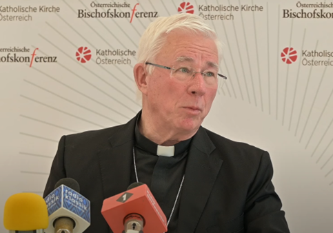 Salzburgs Erzbischof Franz Lackner, Vorsitzender der Bischofskonferenz der katholischen Kirche, kritisiert FPÖ-Obmann Herbert Kickl für die politische Instrumentalisierung eines Apostel-Zitats. Foto: Screenshot Video Bischofskonferenz