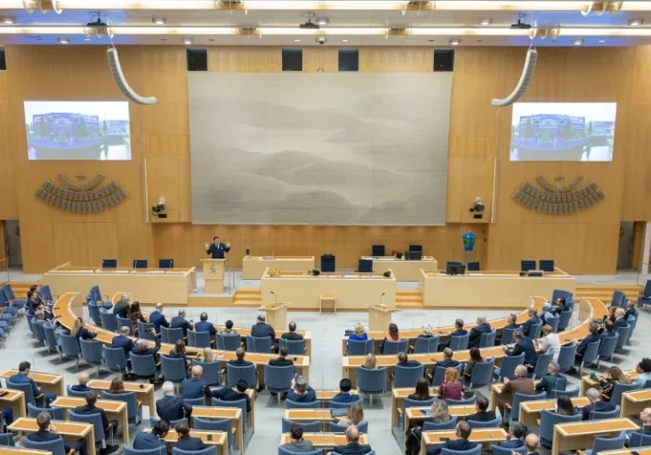 Die Krim-Plattform wird von europäischen Parlamentariern gebildet. Bei ihrer Tagung am Wochenende in Stockholm bekräftigten sie die Unterstützung für die von Russland überfallene Ukraine. Foto: Swedish Parliament / Melker Dahlstrand