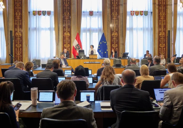 Der Bundesrat tagte diese Woche unter der neuen Vorsitzenden, Christine Schwarz-Fuchs (ÖVP) aus Vorarlberg. Foto: Thomas Topf