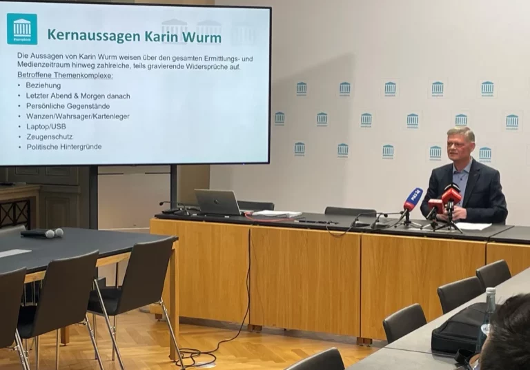 Auf die Widersprüche in den Aussagen von Karin Wurm, Lebensgefährtin des verstorbenen Juristen Christian Pilnacek, wies ÖVP-Fraktionsführer Andreas Hanger vor dem dieswöchigen U-Ausschuss hin.