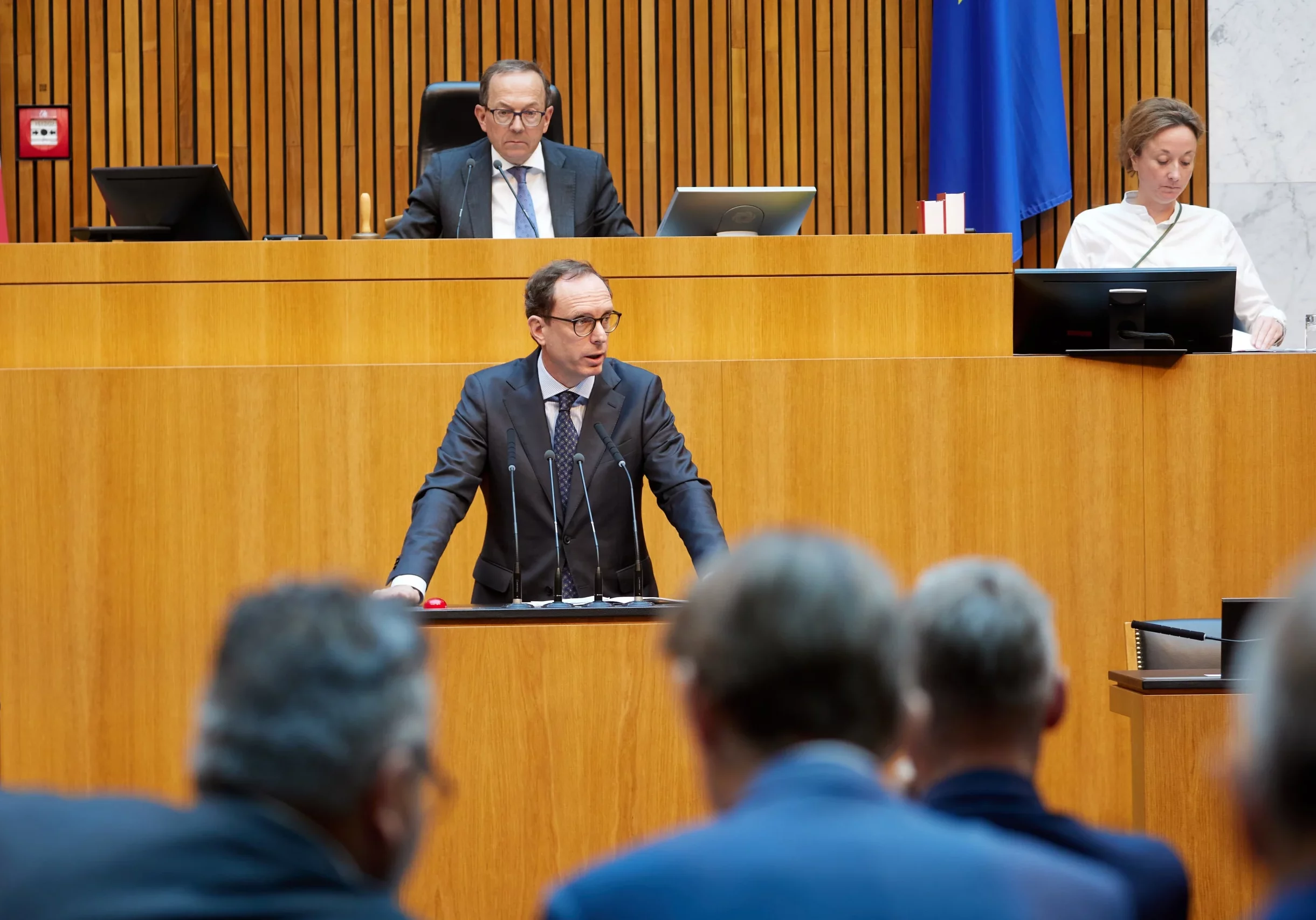 Andreas Ottenschläger, Klubobmann der ÖVP zum Doppelbudget: Für Stabilität und Grundlage für den Aufschwung. Foto: Parlament / Thomas Topf