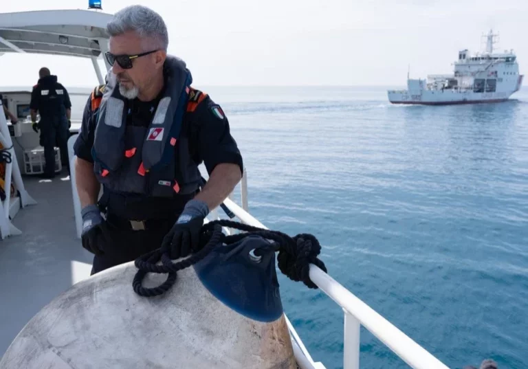 Frontex (im Bild bei einer Übung vor Malta), zuständig für Grenzschutz, könnte bei einem Ansturm wie auf Ceuta eingesetzt werden. Foto: Frontex