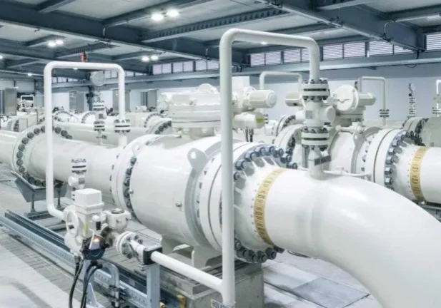 Gute Versorgung Österreichs mit Leitungen und Speichern, unter anderem durch Gas-Connect (Bild). Foto: infothek.bmimi.gv.at