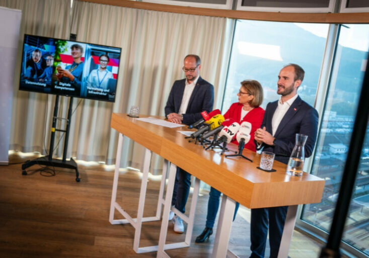 Mario Gerber, Susanne Kraus-Winkler, Florian Tursky: Offensive für Digitalisierung im österreichischen Tourismus. Foto: Fischler