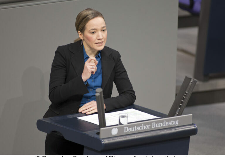 Kristina Schröder (CDU), Deutschlands Familienministerin 2009-2013, spricht in Wien über Klimaschutz und Wirtschaft. Foto: Thomas Ivo/photothek.net