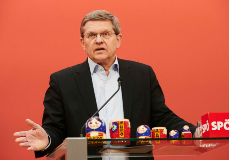 SPÖ-Bundesgeschäftsführer Christian Deutsch und die Leiterin der Wahlkommission für eine neue SPÖ-Führung, Michaela Grubesa, gerieten über die Transparenz der Mitgliederbefragung in Streit. Foto: SPÖ/Kurt Prinz