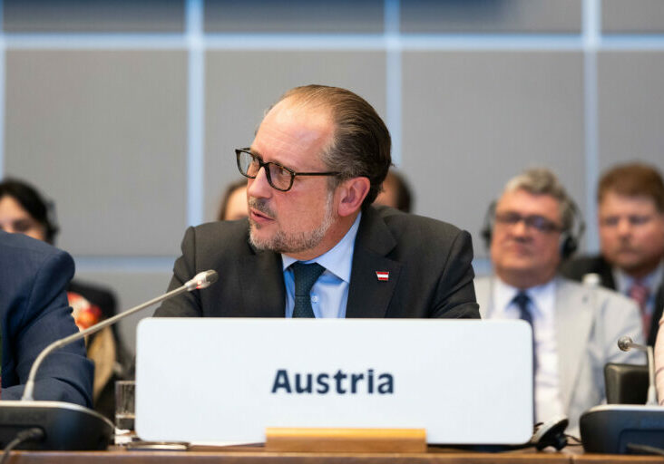 Außenminister Alexander Schallenberg hat nach der Eskalation des Na-Ost-Konflikts zwischen Israel und Palästina die Entwicklungszusammenarbeit mit Palästina gestoppt. Nun soll die Situation evaluiert werden und danach entschieden, wie man weiter verfährt. Foto: BMEIA / Gruber
