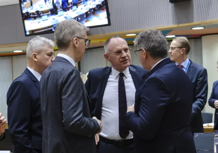 Migration beschäftigt Österreich stärker als EU-Durchschnitt: Innenminister Karner mit EU-Ressortkollegen. Foto: EU