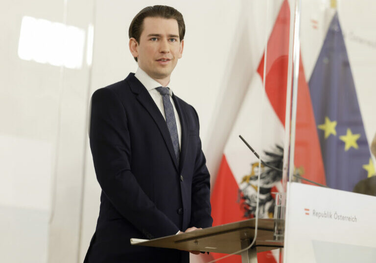 Bundeskanzler Sebastian Kurz bei der Vorstellung des Recovery Fund für Österreich; Foto: BKA / Andy Wenzel