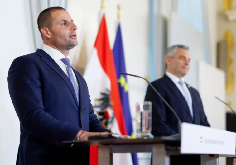 Zwei neutrale Länder, eine Forderung: Ein Paradigmenwechsel der EU beim Thema Migration. Der maltesische Regierungschef und Bundeskanzler Karl Nehammer. Foto: BKA/Andy Wenzel