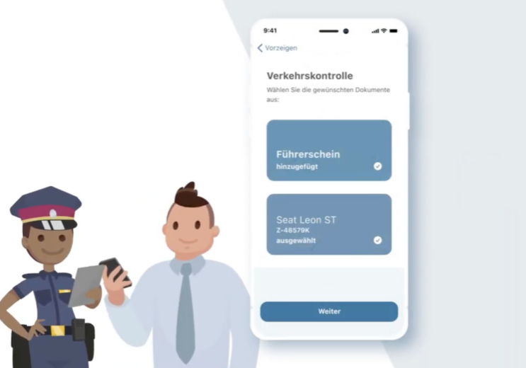 Der digitale Zulassungsschein ist ab sofort um einige Funktionen erweitert. Foto: Screenshot YouTube Digitaler Zulassungsschein /Zur Sache