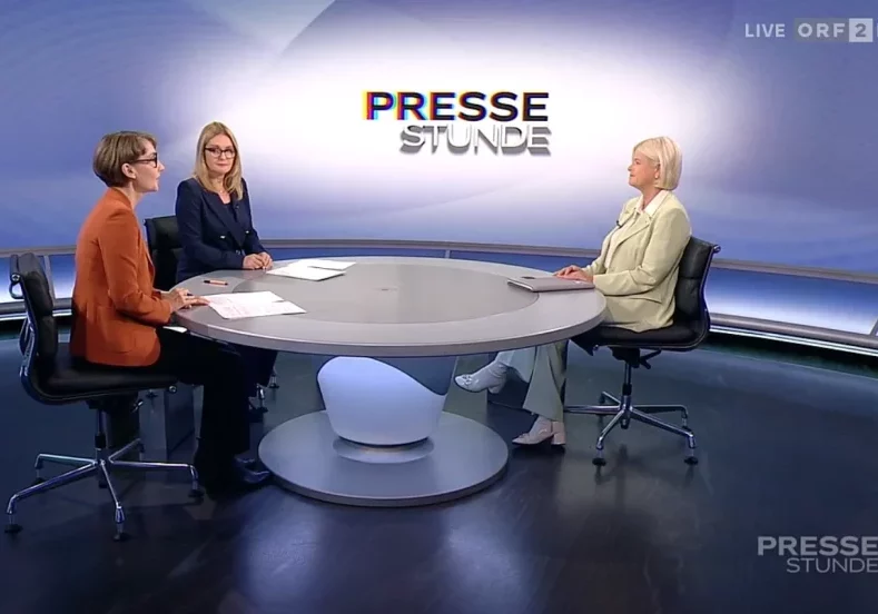 War am Sonntag in der ORF-Pressestunde zu Gast: Verteidigungsministerin Klaudia Tanner. Foto: Screenshot orf.at/Zur Sache