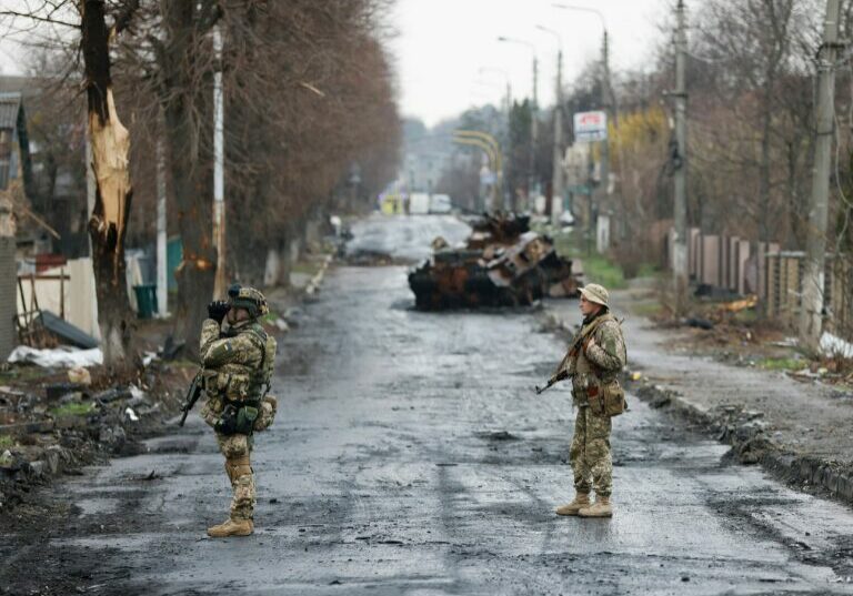 Zerstörungen in der Ukraine durch russische Invasion. Foto: Bka-Dragan Tatic