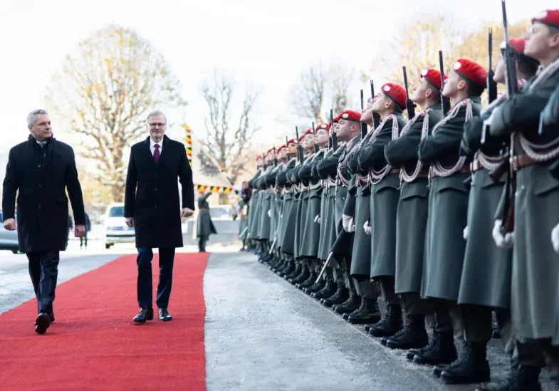 In vielen wichtigen europäischen und geopolitischen Fragen herrscht zwischen Österreich und Tschechien Einigkeit. Foto: BKA/ Christopher Dunker