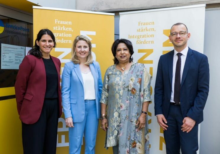 UN-Sonderbeauftragte Patten zu Besuch bei Bundesministerin Raab
