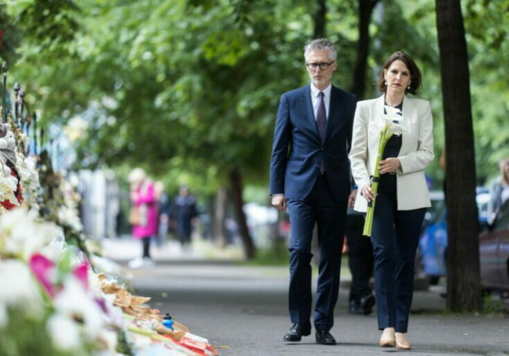 Am 15. Mai 2022 reiste Bundesministerin Karoline Edtstadler (r.) zu einem Arbeitsbesuch nach Belgrad.