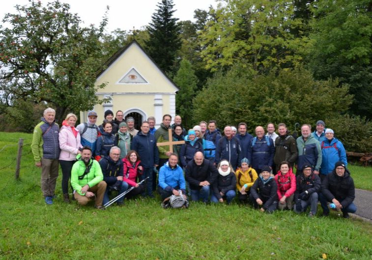 Bei der jährlichen Wallfahrt des ÖVP-Parlamentsklub im Bezirk Amstetten auf den Sonntagberg zur Basilika. Foto: kathpress / Paul Wuthe