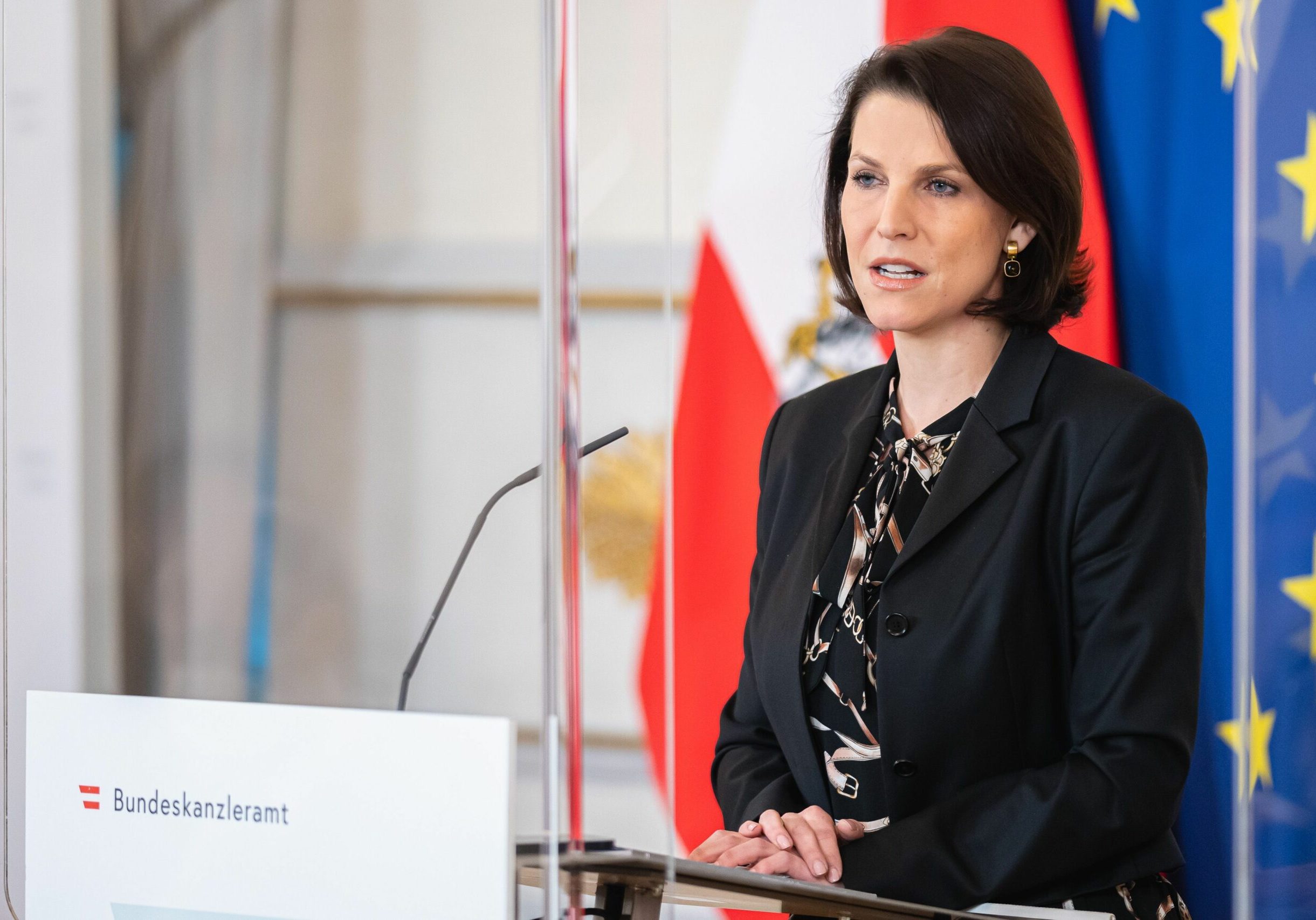 Verfassungsministerin Karoline Edtstadler: Verfahren auf Höhe der Zeit. Foto: Florian Schrötter/BKA