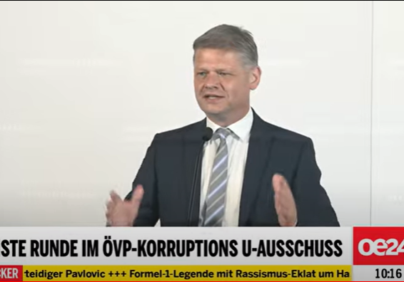 Der U-Ausschuss geht in seine 24. Runde und der Erkenntnisgewinn dürfte wieder einmal dürftig sein. Es würden legale Handlungen von Seiten der anderen Parteien stets skandalisiert, obwohl man selbst genau das selbe mache, so Fraktionsvorsitzender der ÖVP, Andreas Hanger. Foto: Schreenshot Zur-Sache