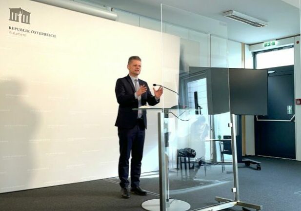 VP-Fraktionschef und Abg. Andreas Hanger gab Mittwoch bekannt wie es im U-Ausschuss weiter geht. Foto: Zur-Sache / Michael Tögel