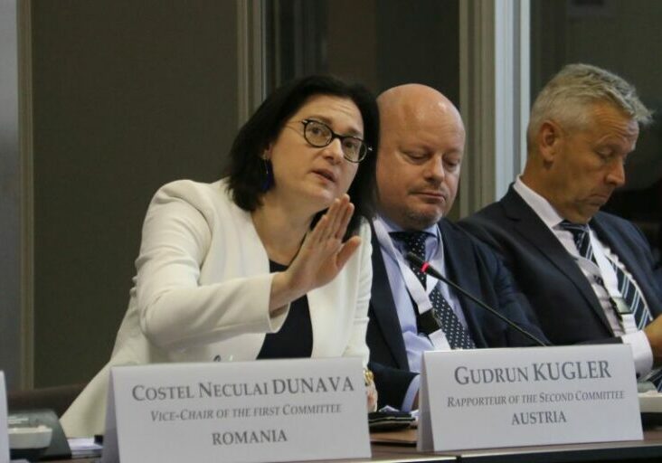 Gudrun Kugler, Menschenrechtssprecherin der ÖVP, warnt vor einem Genozid in Bergkarabach. (Im Bild im Vorjahr bei der OSZE). Foto: OSCE PA International Secretariat
