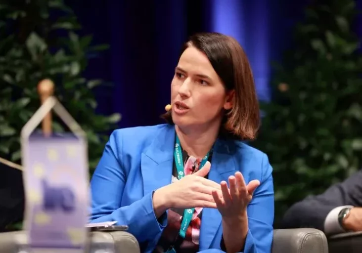 Steigt in höhere Funktion auf. Tirols Europa-Parlamentarierin Barbara Thaler. Foto: Franz Neumayr