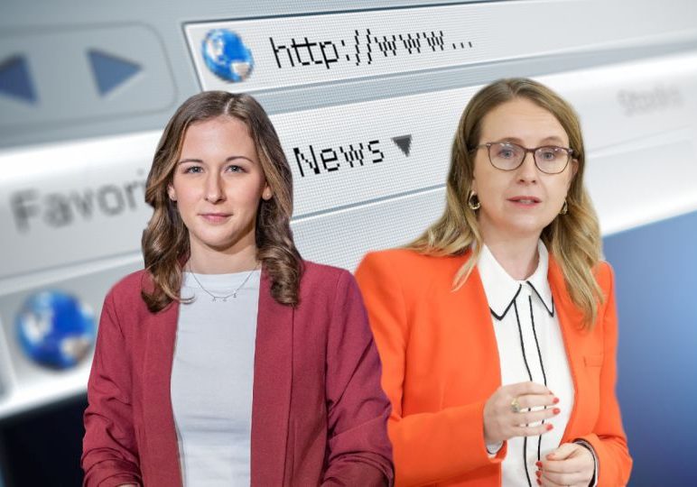 Einsatz für ein sicheres Internet: Staatsekretärin für Jugend Claudia Plakolm und Digitalisierungsministerin Margarete Schramböck. Foto: BKA / Andy Wenzel & Arno Melicharek / iStock Henrik5000
