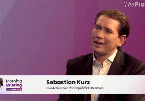Sebastian Kurz im Interview; Screenshot: The Pioneer