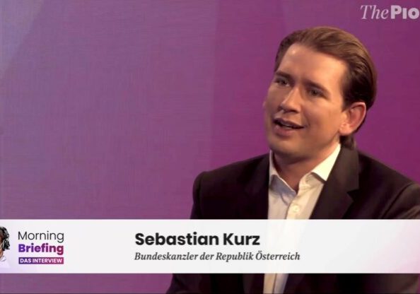 Sebastian Kurz im Interview; Screenshot: The Pioneer