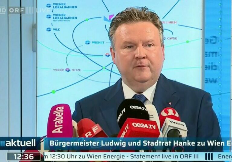 Neue kritische Fragen an Bürgermeister Michael Ludwig (o.) auch nach seiner ersten Erklärung zum Debakel von Wien-Energie. Foto: Screenshot Zur-Sache/tvthek.orf.at