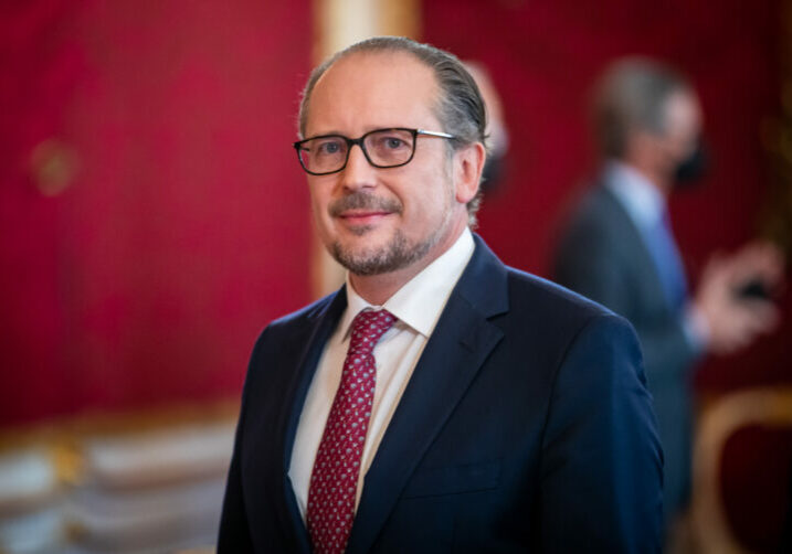 Bundeskanzler Alexander Schallenberg: Favorit in Direktwahl-Umfrage. Foto: Arno Melicharek