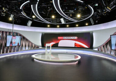 Das ORF-WM-Studio für Sport-Sendungen; Foto: ORF