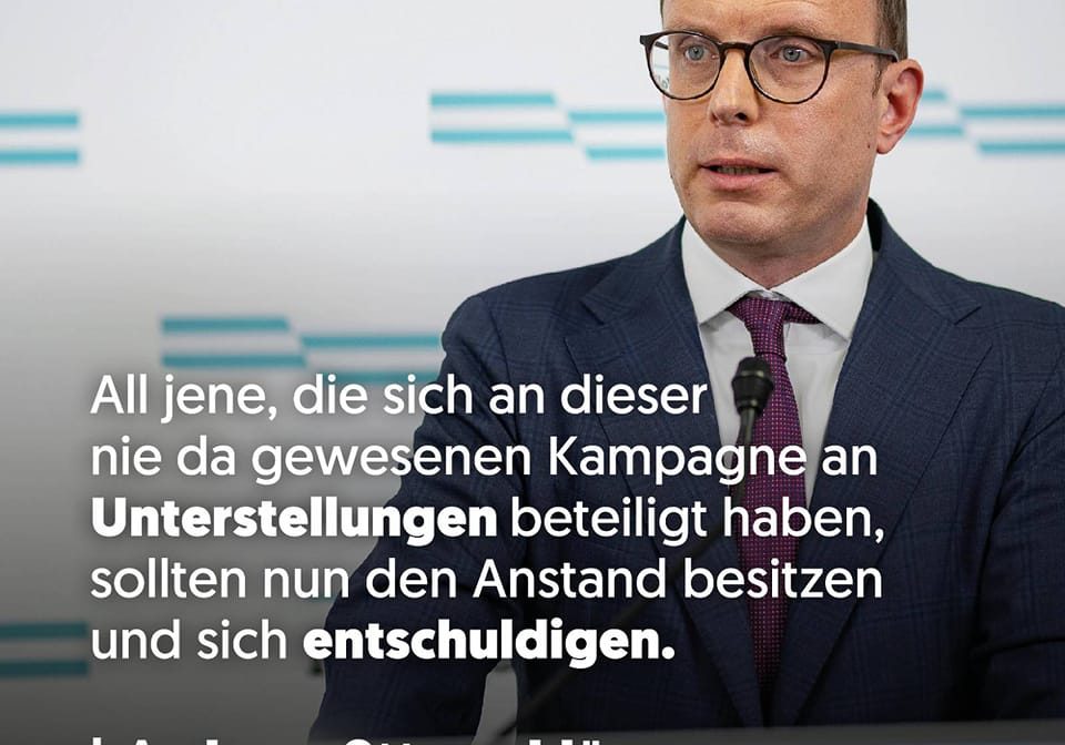 Die Volkspartei hat die Wahlkampfkostenobergrenze 2019 nicht überschritten. Das wurde heute vom UPTS eindeutig bestätigt. Kurz und knapp lautet der Spruch der Prüfer: „Das Verfahren wird eingestellt“. Quelle: Volkspartei