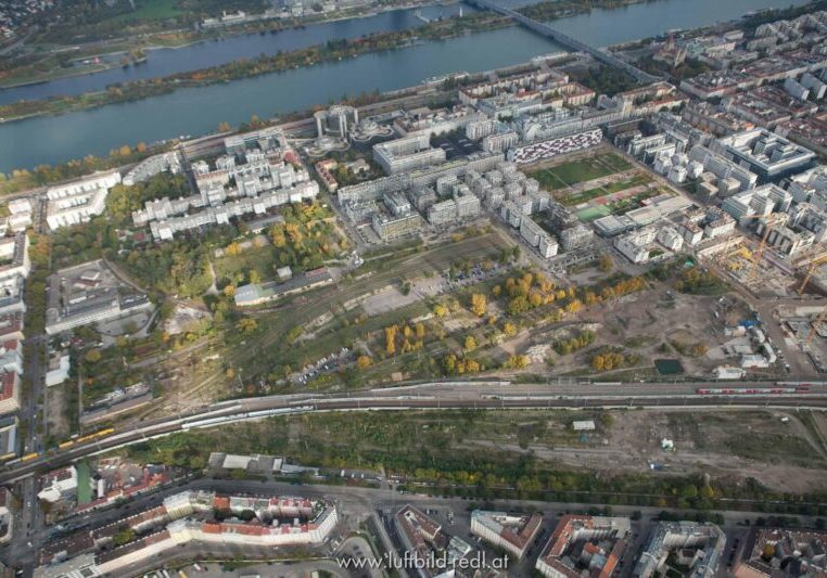 Der Rechnungshof geht in einem Prüfbericht mit Immobilienverkäufen von ÖBB und Post hart ins Gericht. Im Bild: Das Gelände des Wiener. Nordbahnhofs. Foto: ÖBB/Luftbild Redl