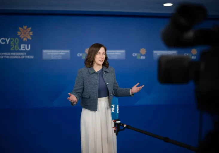 Spricht sich auf Zypern gegen 2-Klassen-Beitrittsverfahren aus. Europaministerin Claudia Bauer. Foto: BKA/Paul Gruber
