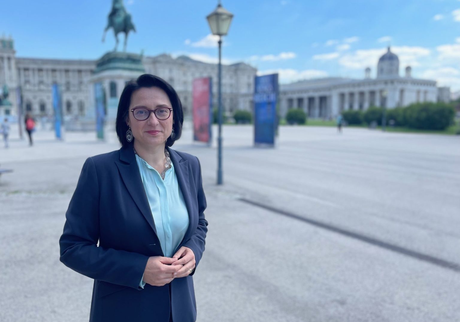 ÖVP-Menschenrechtssprecherin Gudrun Kugler weist auf die Menschenrecht von Uiguren und anderen Minderheiten hin. Foto: Gudrun Kugler