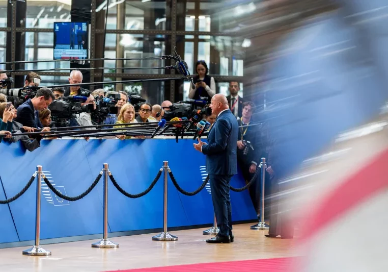 Ist mit dem aktuellen Vorschlag zum EU-Budget weiter nicht einverstanden: Bundeskanzler Christian Stocker beim EU-Gipfel in Brüssel. Foto: BKA/Florian Schrötter