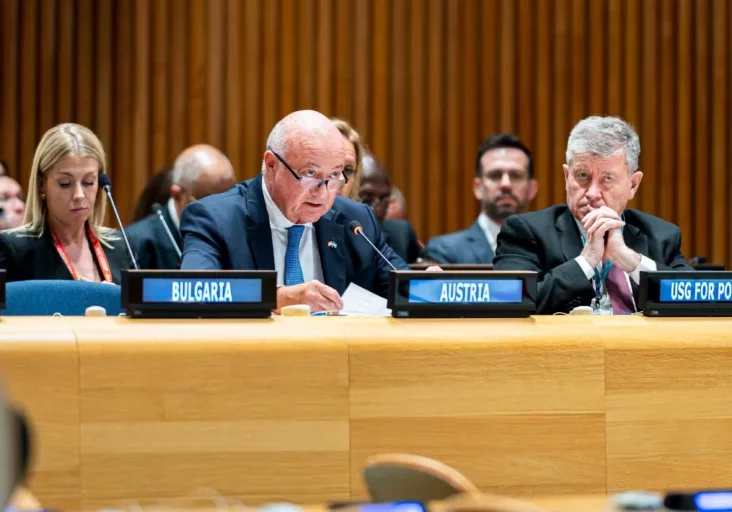 Spricht sich bei der 81. UN-Generalversammlung für einen starken Multilateralismus aus. Bundeskanzler Christian Stocker in New York. Foto: BKA/Florian Schrötter