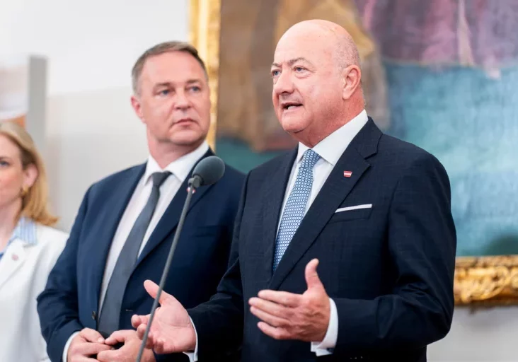 Einigung bei der Reformpartnerschaft. Bundeskanzler Christian Stocker verkündete in der Nacht auf Mittwoch eine Einigung. Foto: BKA/Florian Schrötter