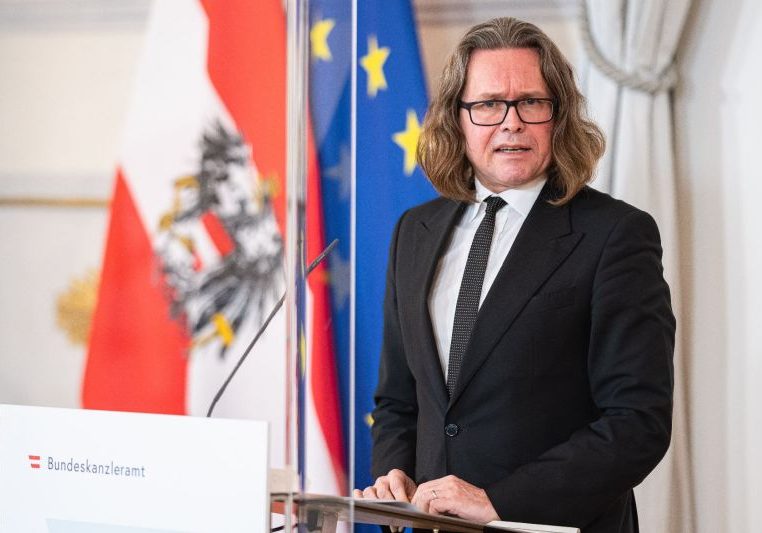 Bildungsminister Polaschek verkündete das Maskenaus im Turnunterricht. Foto: BKA / Florian Schrötter