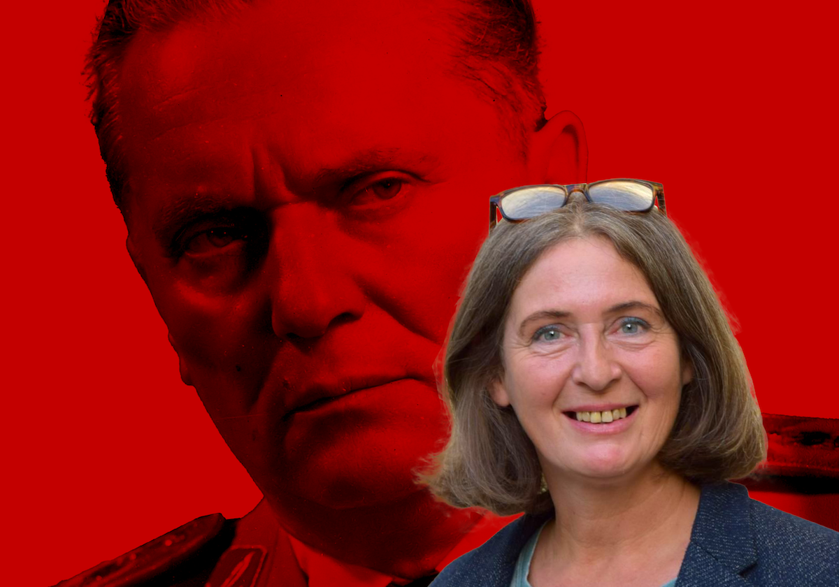 Elke Kahr bezeichnet den Ex-Jugoslawischen Diktator Tito als ihr "politisches Vorbild". - Foto: Foto: graz.at; Grafik: zur-Sache.at