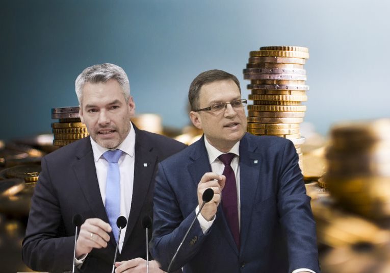 Bundesregierung und Regierungsfraktionen im Parlament beschließen umfassende Maßnahmen gegen die Teuerung. - Fotos: Parlamentsdirektion / Thomas Topf / Thomas Jantzen / iStock Filograph