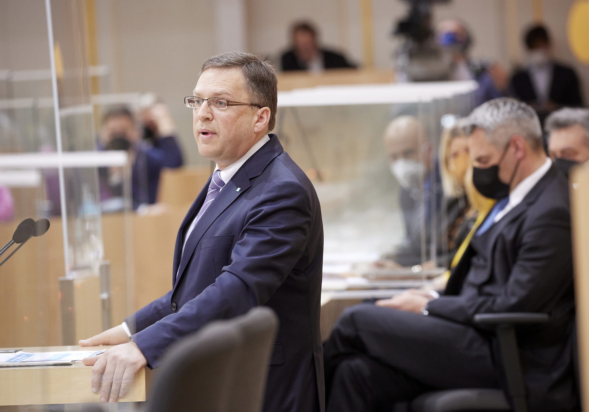 August Wöginger, Klubobmann und Sozialsprecher der Volkspartei: Steuerzahler und Familien entlasten, Familien mit Kindern fördern. Foto: Parlament