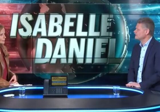 VP-Fraktionsführer im kommenden U-Ausschuss Andreas Hanger im Interview mit Isabelle Daniel. Screenshot: oe24.at
