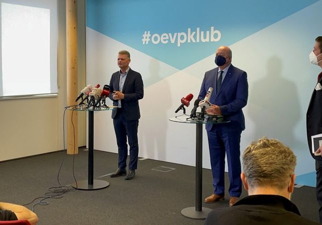 VP-Fraktionschef Andreas Hanger, hatte zum Wochenauftakt gemeinsam mit Abg. Christian Stocker die Ziele der ÖVP offensiv kommuniziert. Foto: Zur-Sache / Michael Tögel